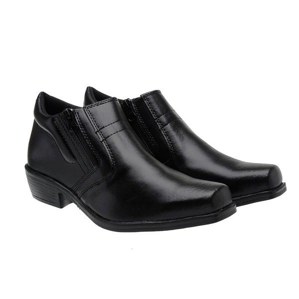Botina Masculina Social — vista lateral