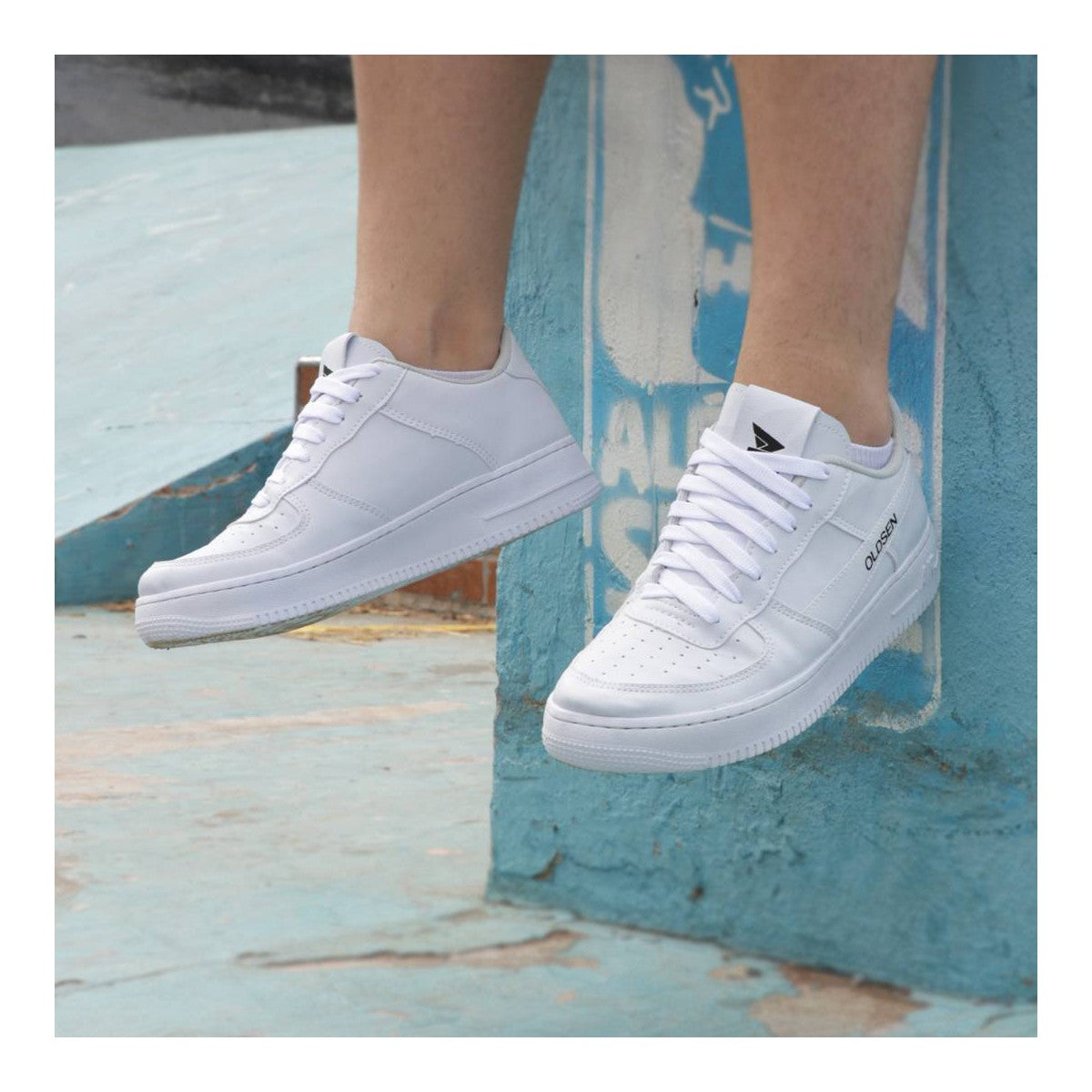 Tênis Masculino Casual Esportivo — Branco — foto 6