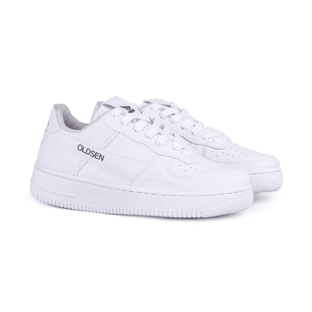 Tênis Masculino Casual Esportivo — Branco — vista frontal
