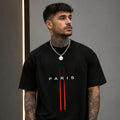 Camiseta Masculina Estampa Camisa Paris Vertical