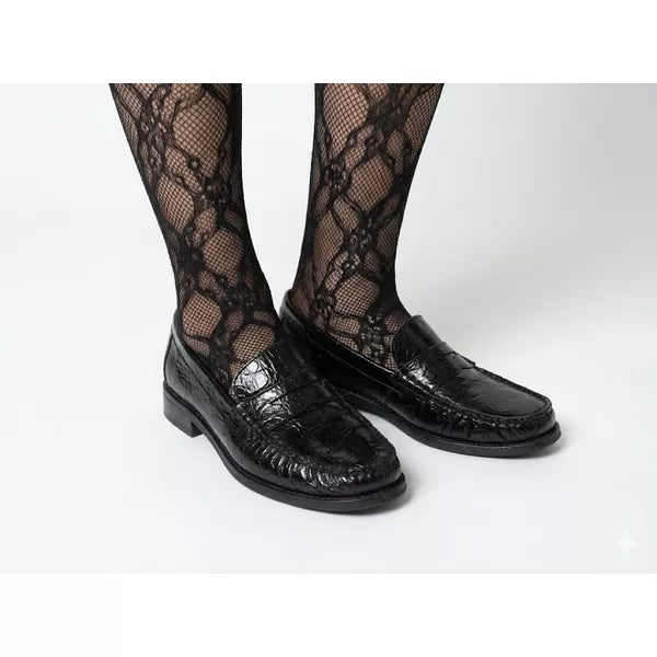 Mocassim Feminino Lia preto — vista traseira