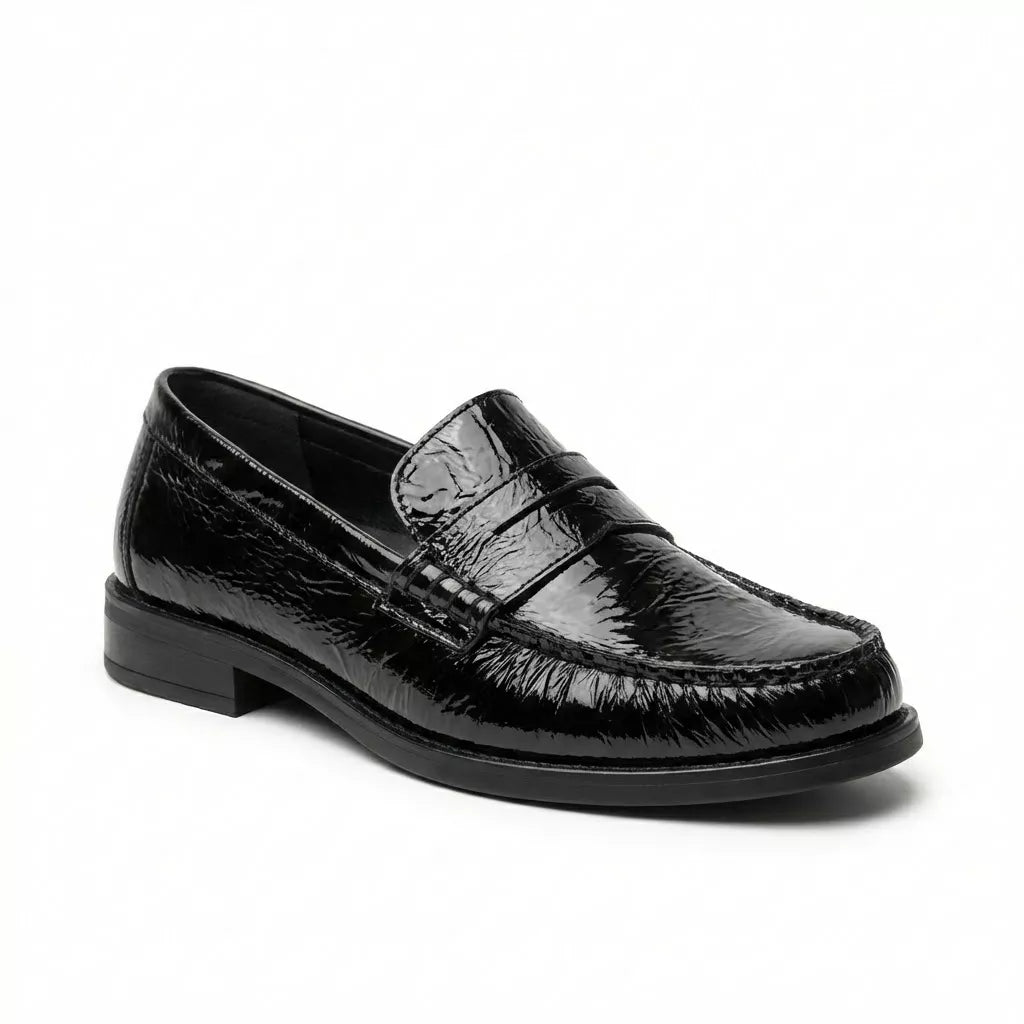 Mocassim Feminino Lia preto — vista frontal