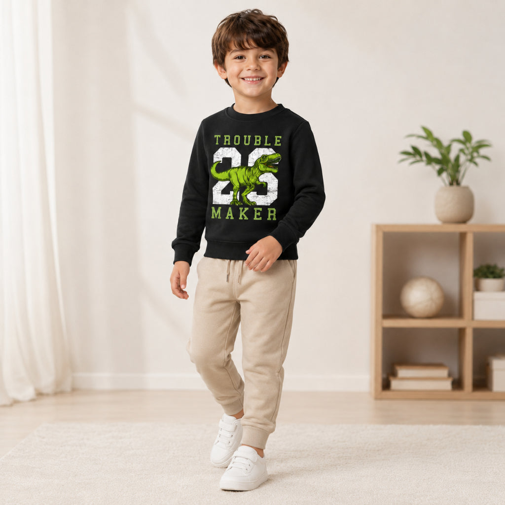 Conjunto Moleton Infantil Dinossauro Calca Jogger