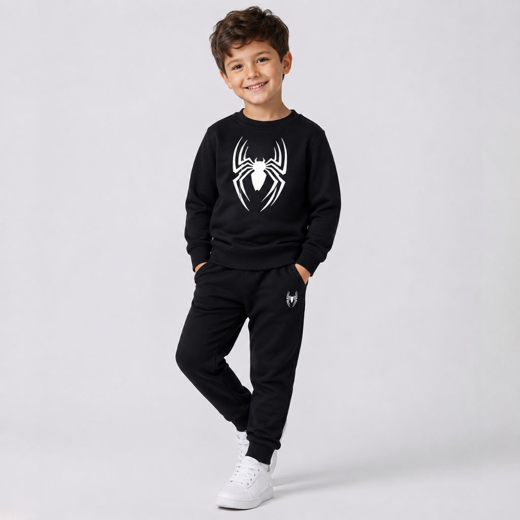 Conjunto Moleton Careca do Homem Aranha Estiioso e Calça