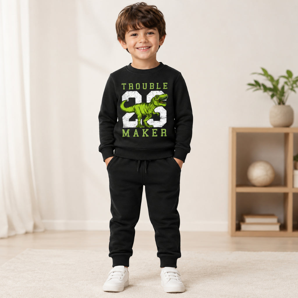 Conjunto Moleton Infantil Dinossauro Calca Jogger