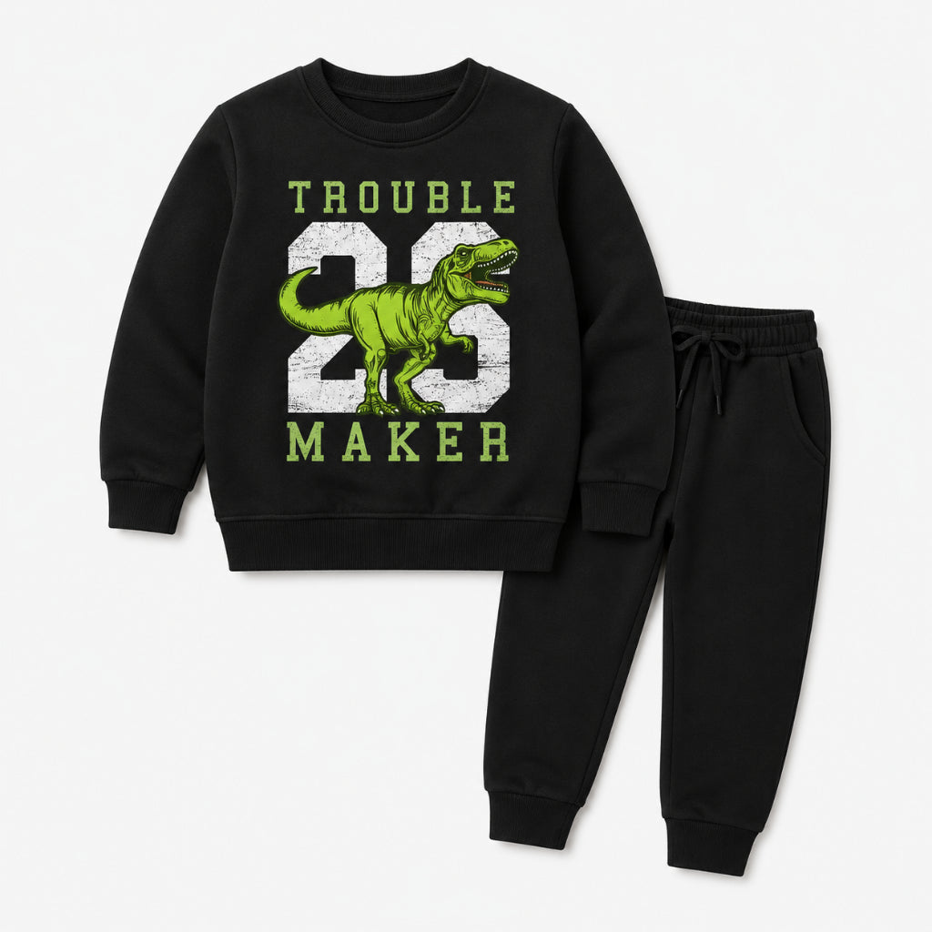 Conjunto Moleton Infantil Dinossauro Calca Jogger
