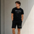 Conjunto Masculino Camiseta e Short Tectel Milano Kit Com