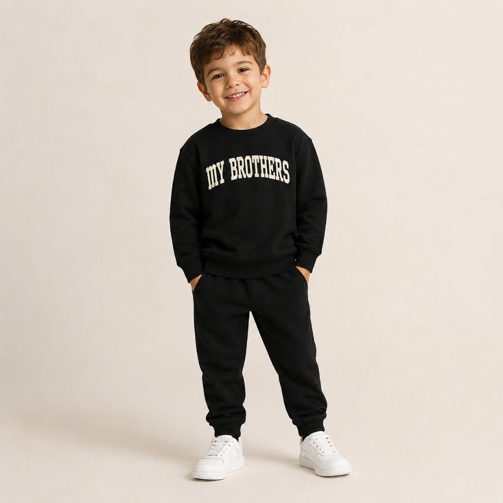Conjunto Moleton Infantil Careca My Brothers e Calça Jogger