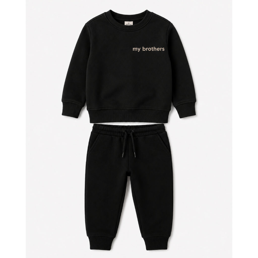 Conjunto Moleton Infantil My Brothers E Calça Jogger
