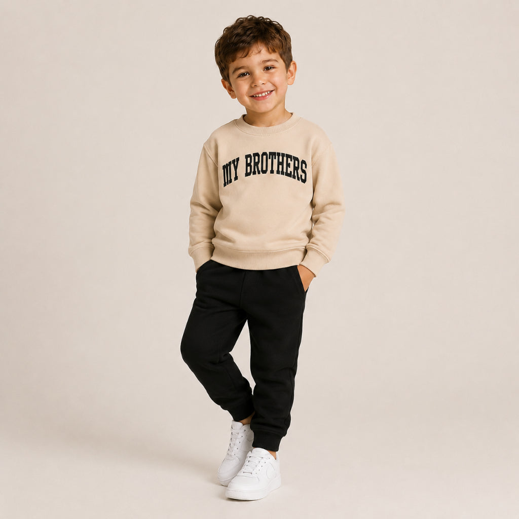 Conjunto Moleton Infantil Careca My Brothers e Calça Jogger