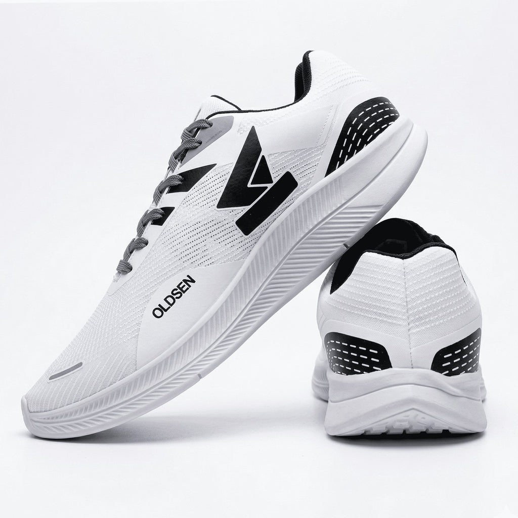 Tênis Masculino Casual Esportivo — Branco — outro ângulo