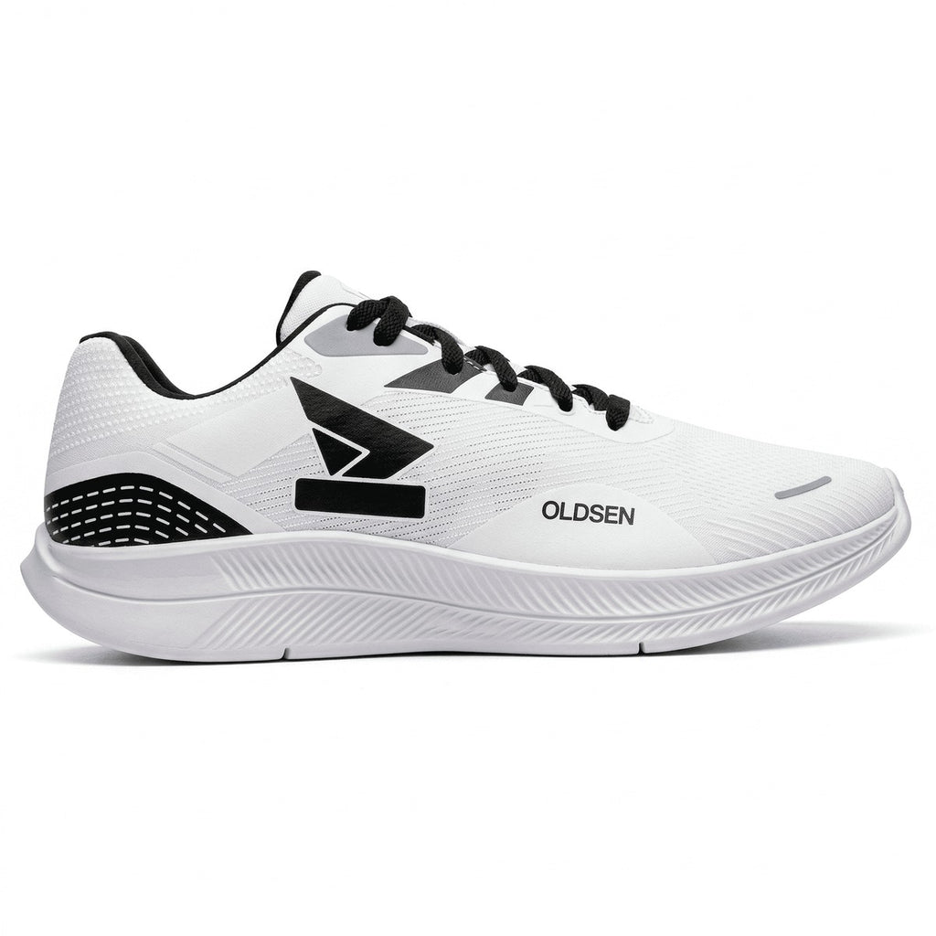 Tênis Masculino Casual Esportivo — Branco — detalhe