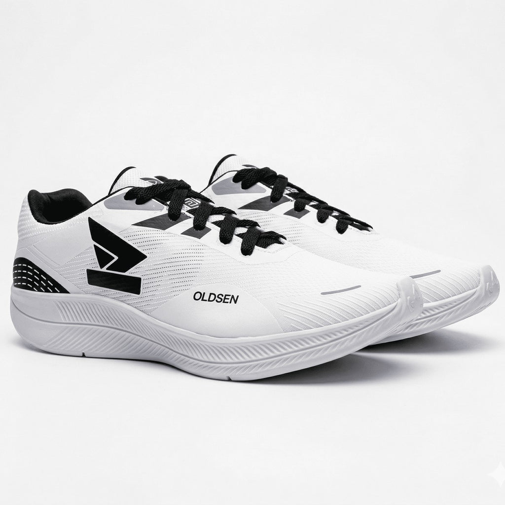 Tênis Masculino Casual Esportivo — Branco — vista superior