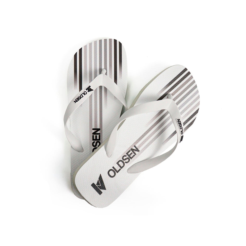 Chinelo Masculino Slide — Branco — vista superior