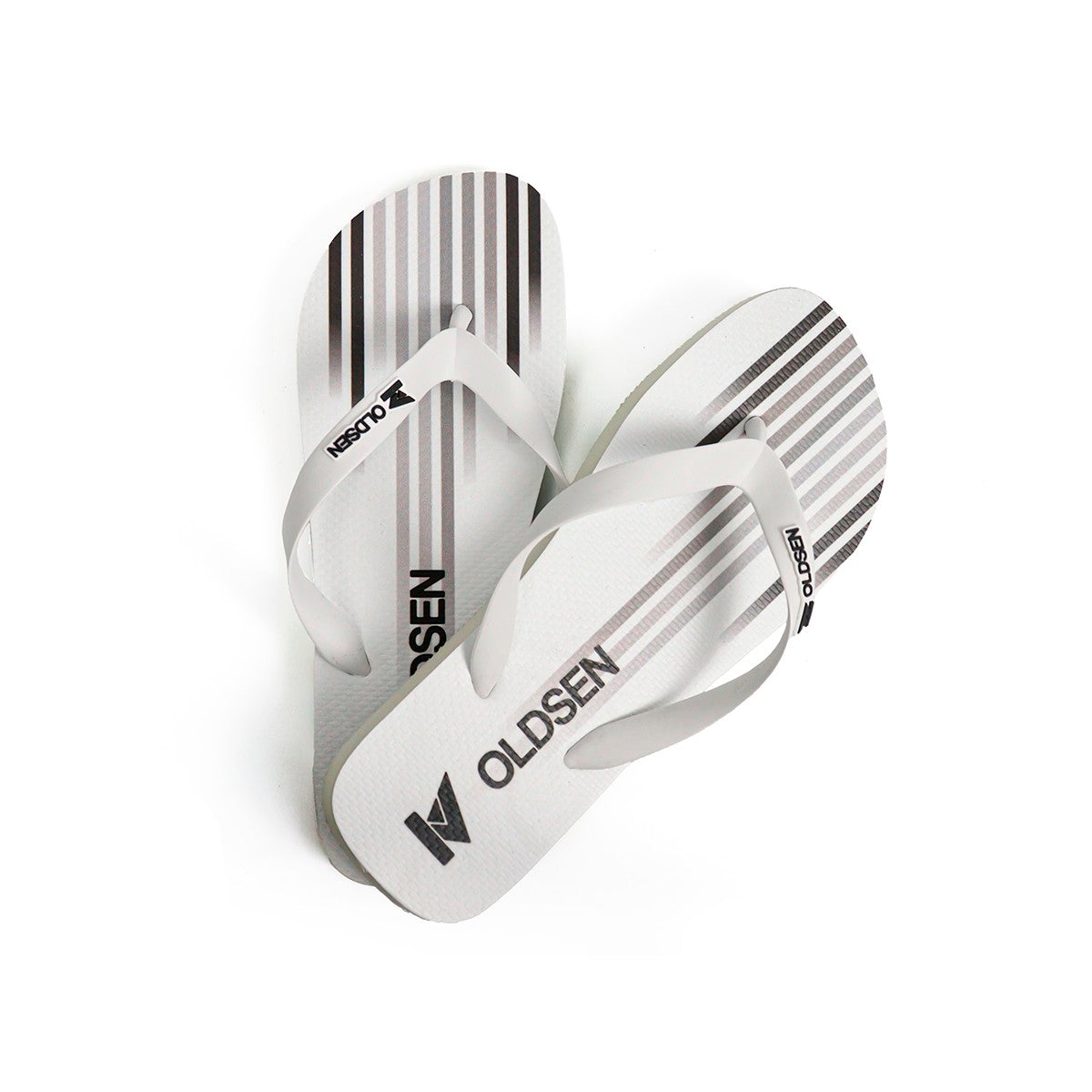 Chinelo Masculino Slide — Branco — vista superior
