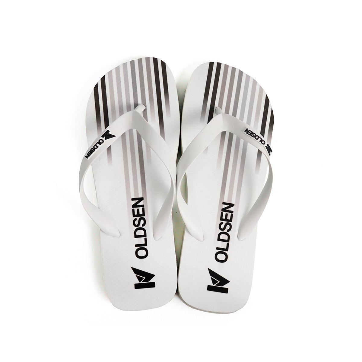 Chinelo Masculino Slide — Branco — vista lateral