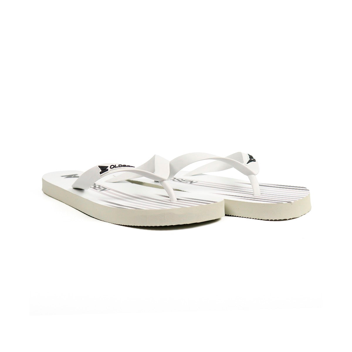 Chinelo Masculino Slide — Branco — vista frontal