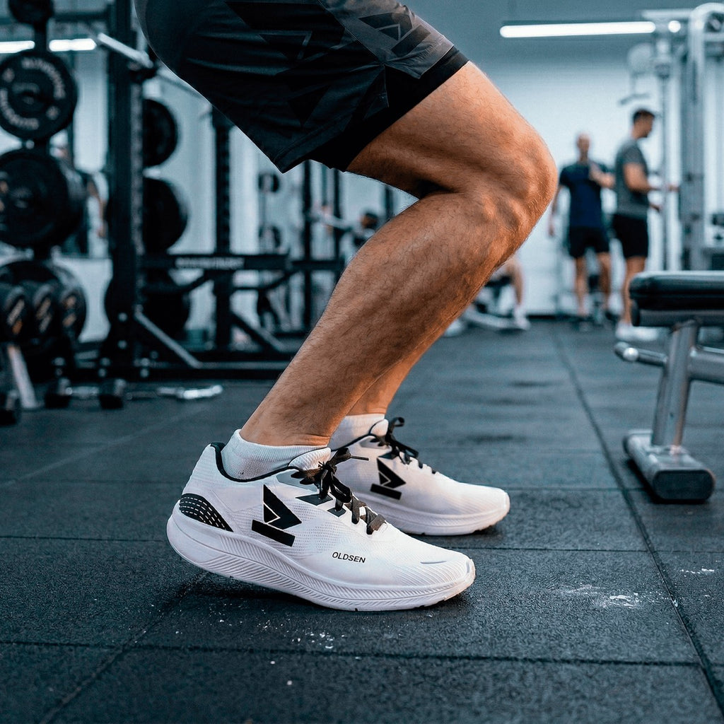 Tênis Masculino Casual Esportivo — Branco — vista frontal