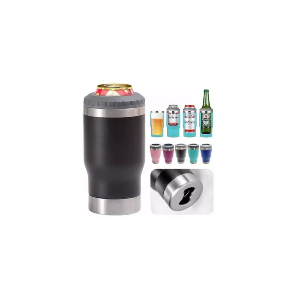Copo Térmico Aço Inox — Parede Dupla com Isolamento Térmico que Mantém a Temperatura por Horas, Material Durável Antivazamento e Design Moderno, Ideal para Café, Água Gelada, Viagens e Uso no Trabalho
