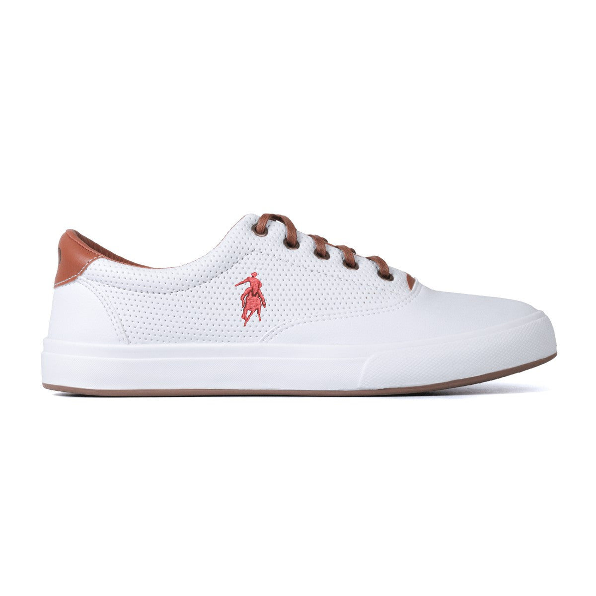 Sapatênis Masculino Casual — Branco — vista lateral