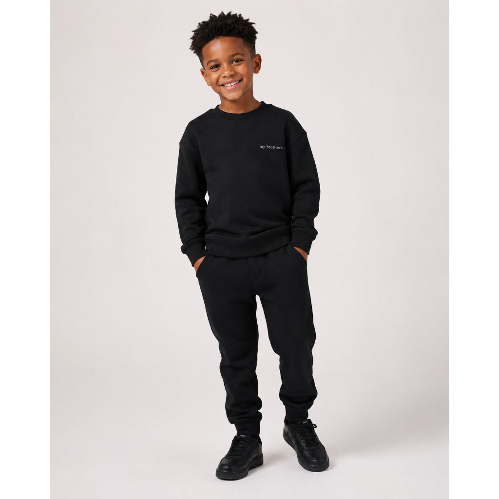 Conjunto Moleton Infantil My Brothers E Calça Jogger