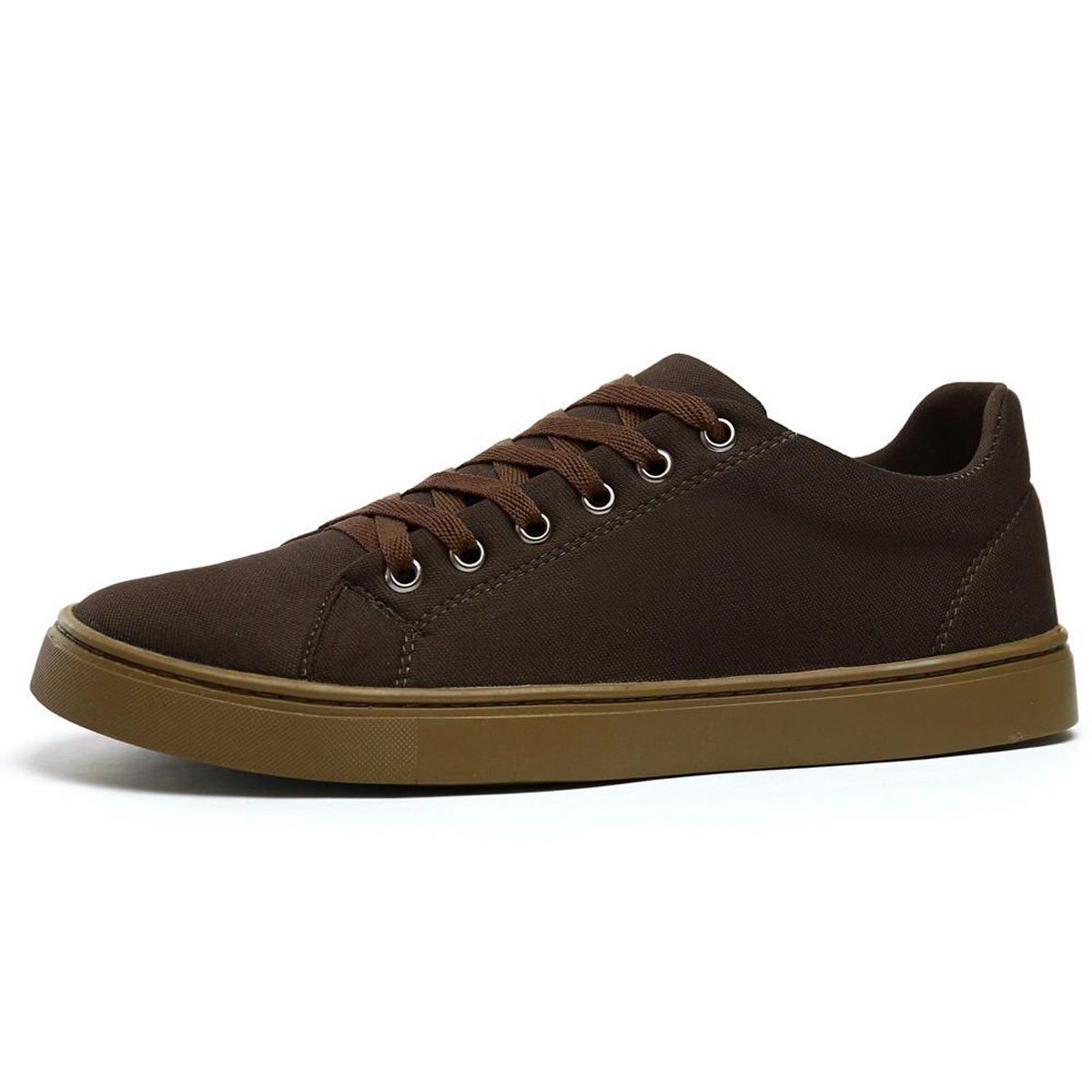 Sapatênis Masculino Casual — Café — detalhe
