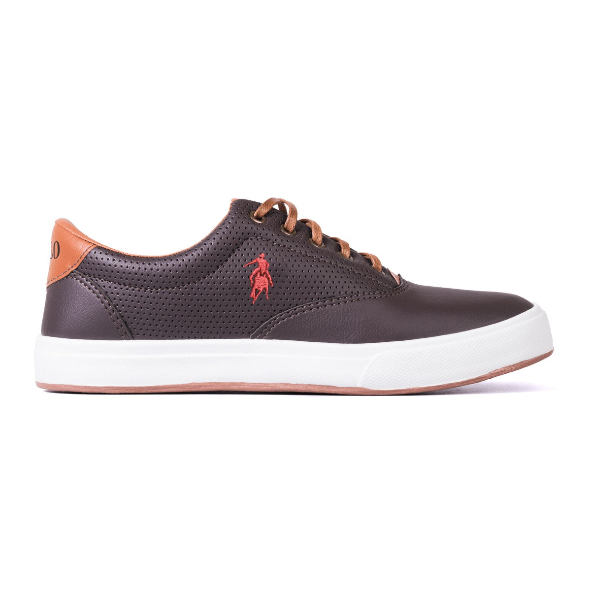 Sapatênis Masculino Casual — Café — vista lateral