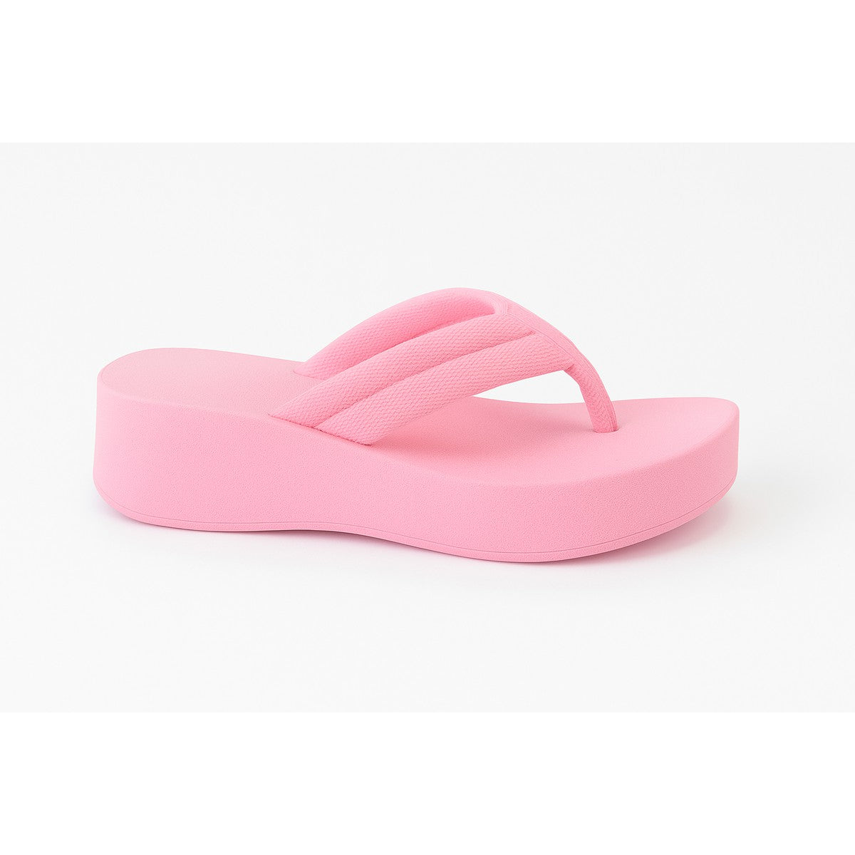 Chinelo Masculino Slide — Rosa — vista lateral