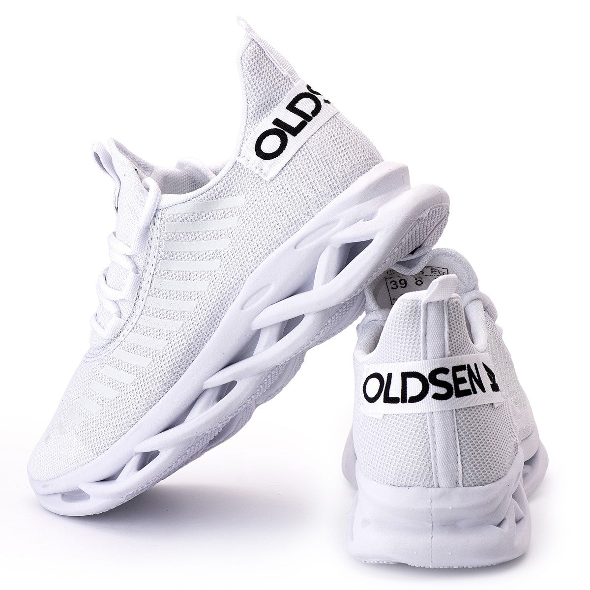 Tênis Masculino Casual Esportivo — Branco — outro ângulo