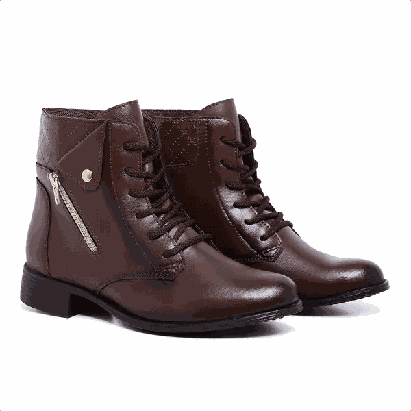 Bota Feminina — Preta — vista frontal