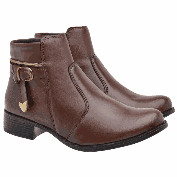 Bota Feminina — Preta — vista frontal