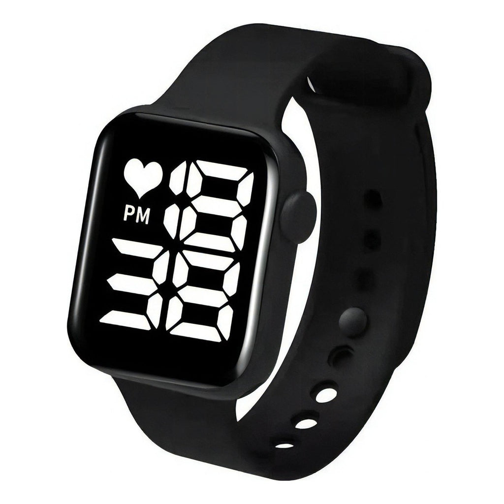 Relógio Digital Atelier Classic — Visor Digital de Fácil Leitura com Funções de Hora, Data e Cronômetro, Pulseira Confortável e Acabamento Resistente, Design Esportivo e Moderno para Uso Diário, Treino e Ocasiões Casuais