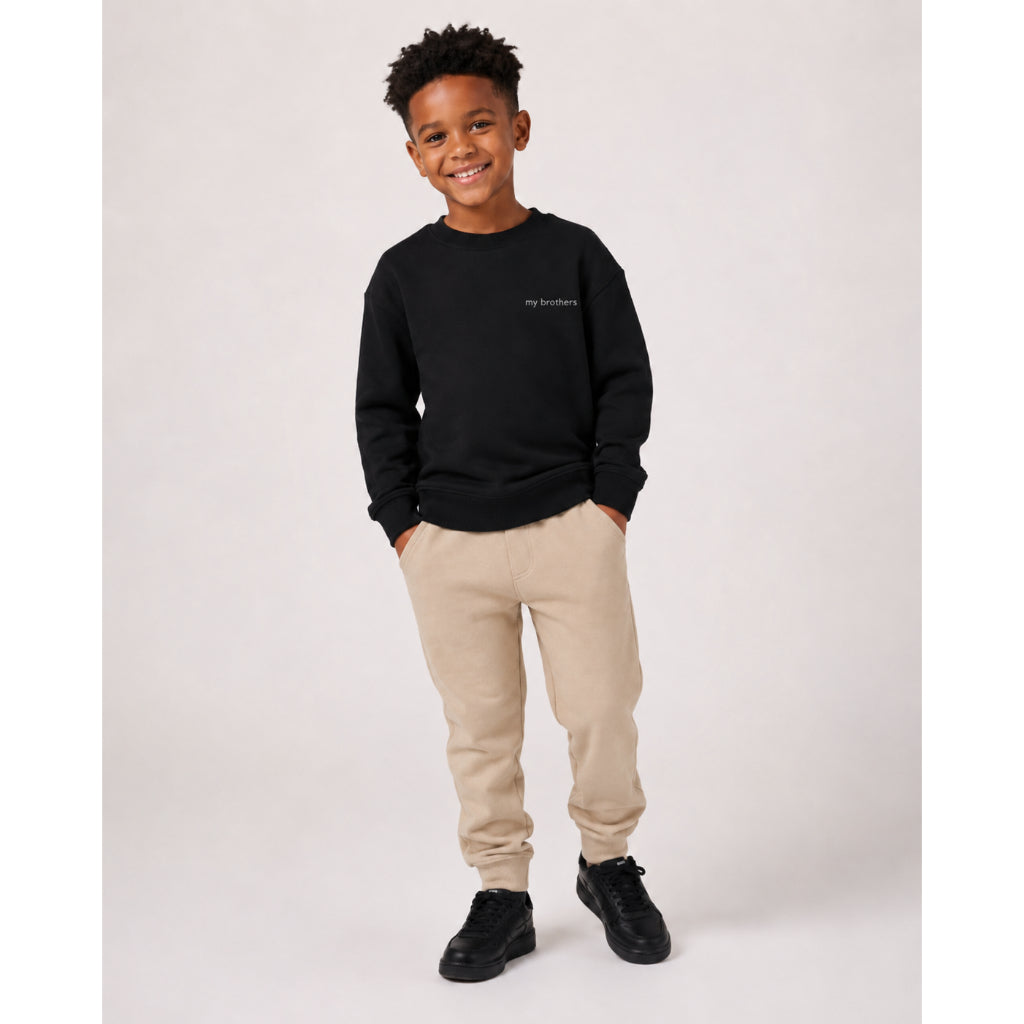 Conjunto Moleton Infantil My Brothers E Calça Jogger