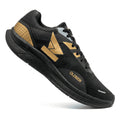 Tênis Masculino Casual Esportivo — Dourado — vista lateral