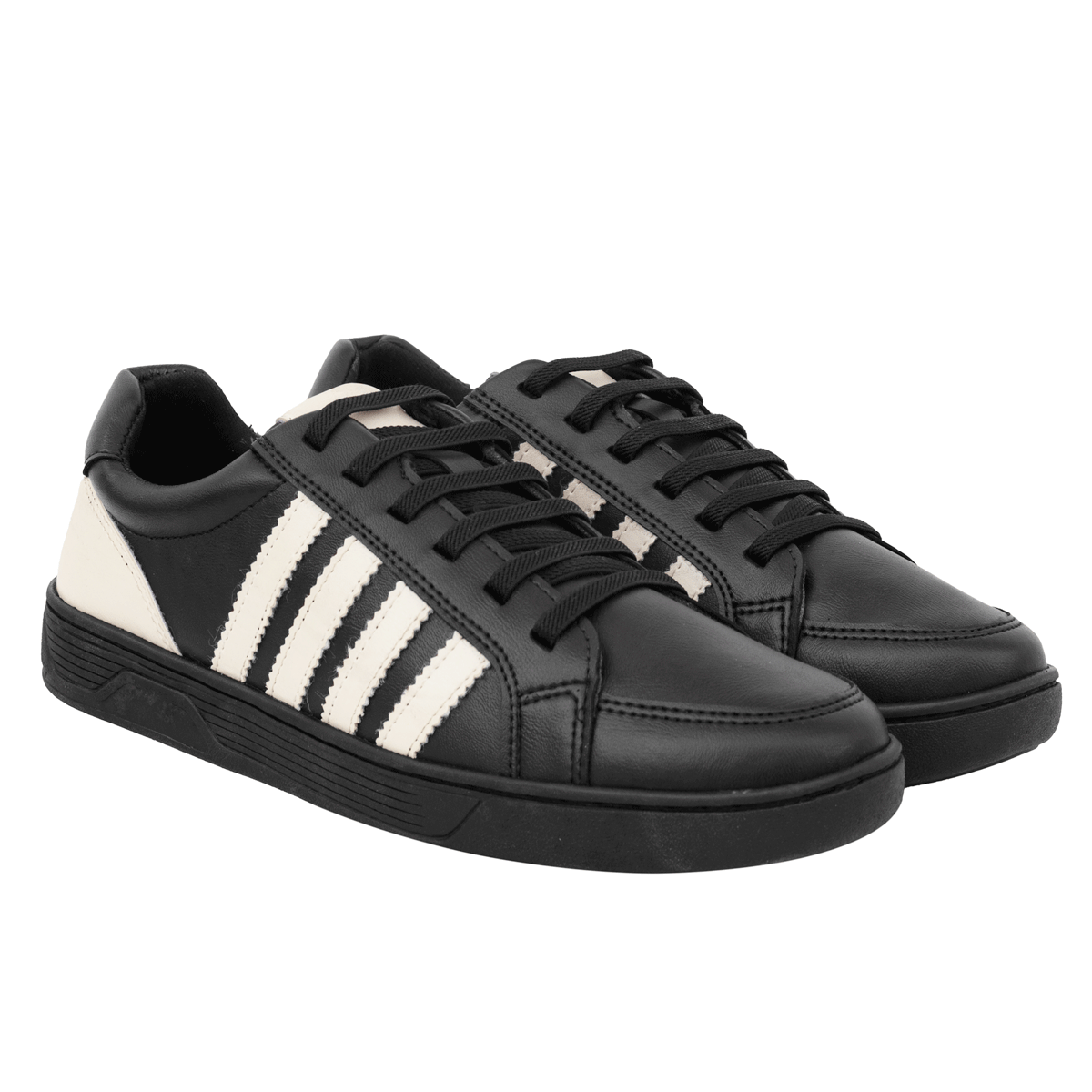 Sapatênis 18010 PRETO-OFF WHITE