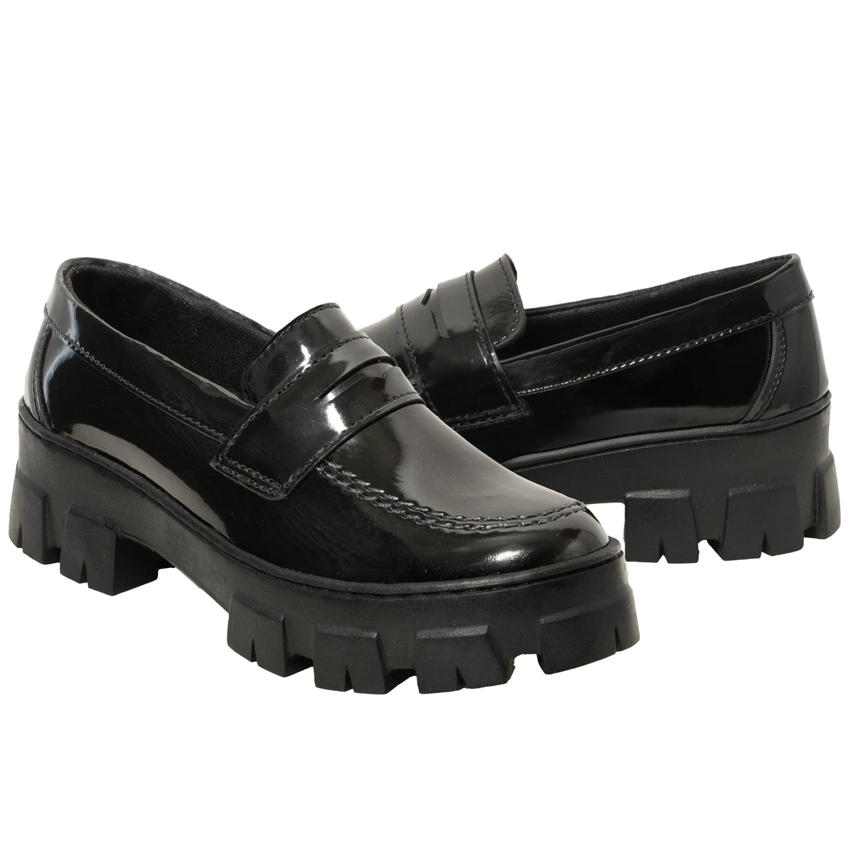 Mocassim Feminino 10023 Verniz Preto