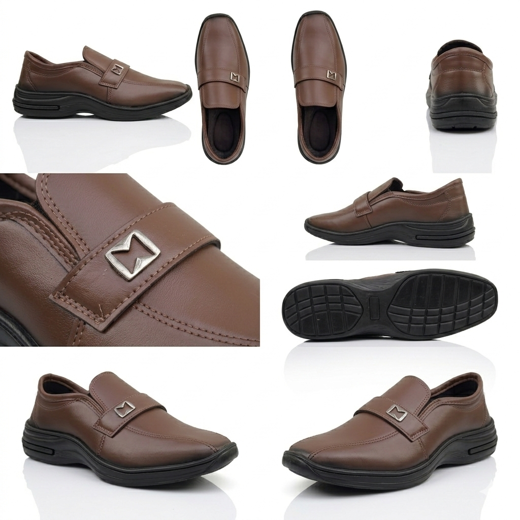 Sapato Comfort Sintético 15040 CAPUCCINO