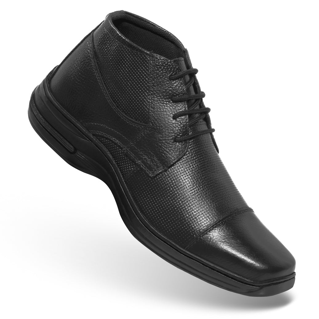 Sapato Social Couro Comfort 5061 COURO PRETO - BOTA