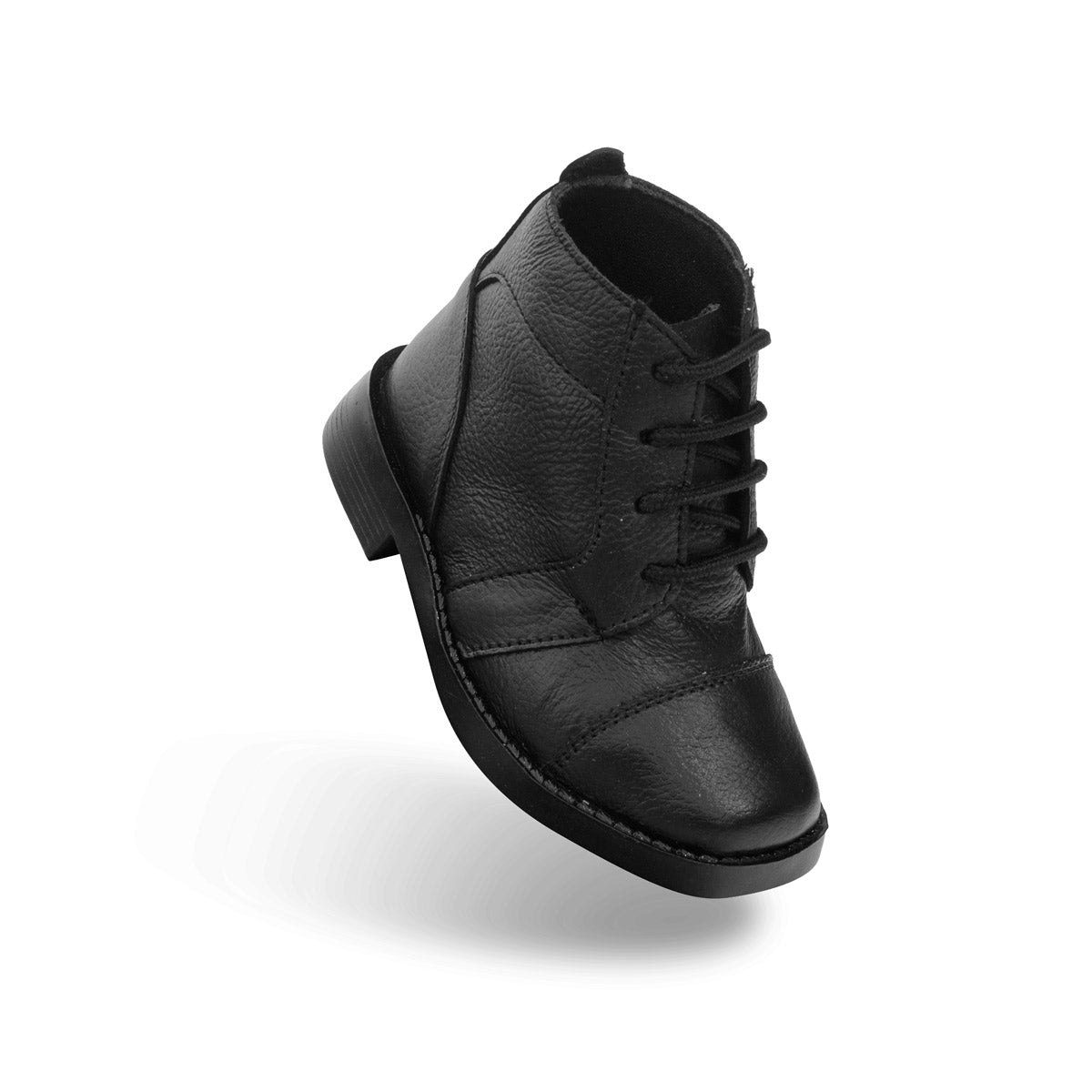 Botina Infantil 13090 COURO PRETO