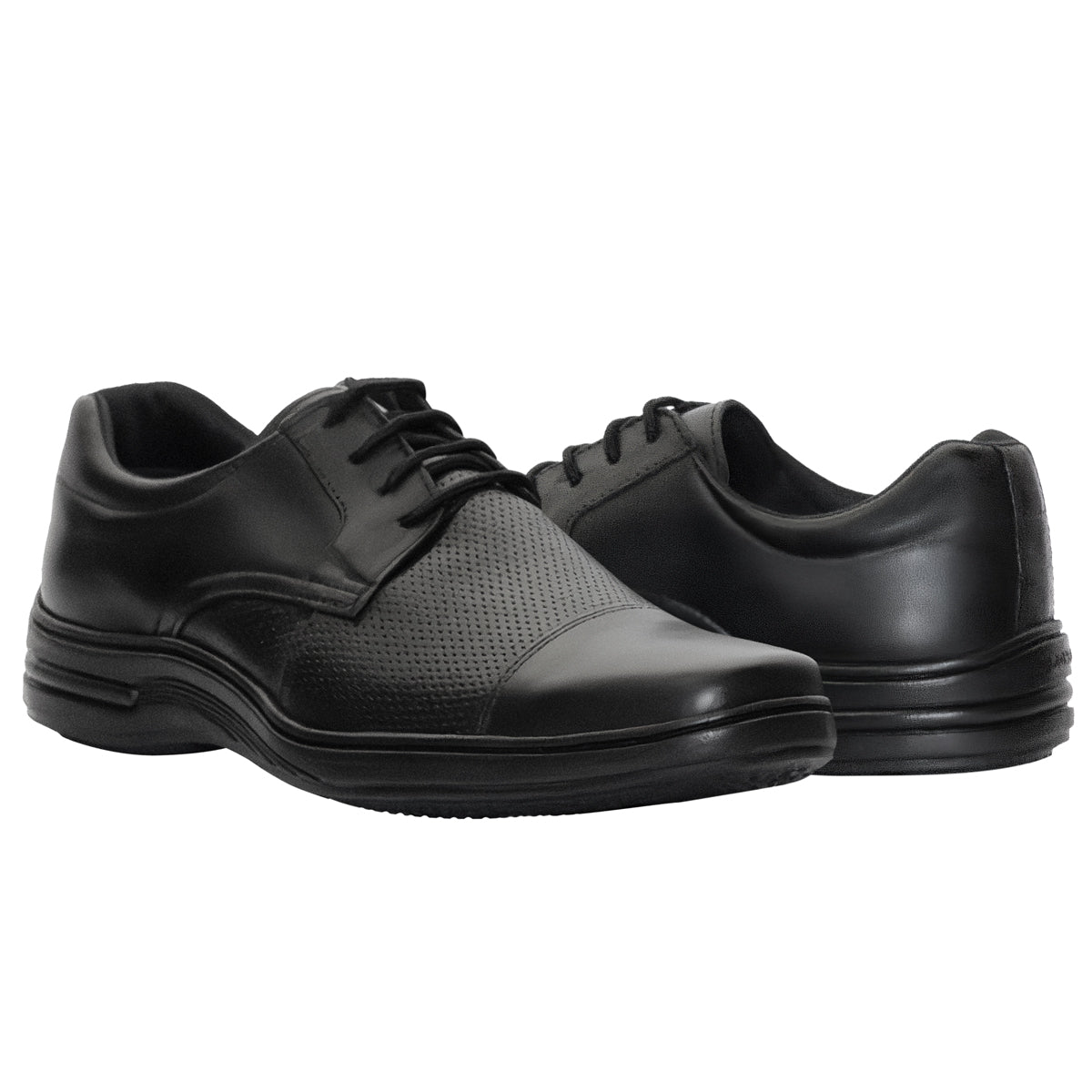 Sapato Social Couro Comfort 5051 COURO PRETO