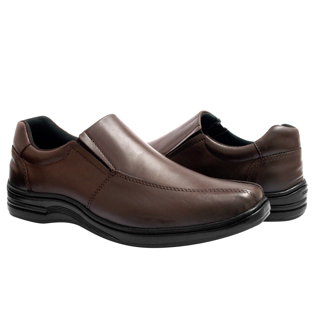 Sapato Social Couro Comfort 5030 COURO CAFE