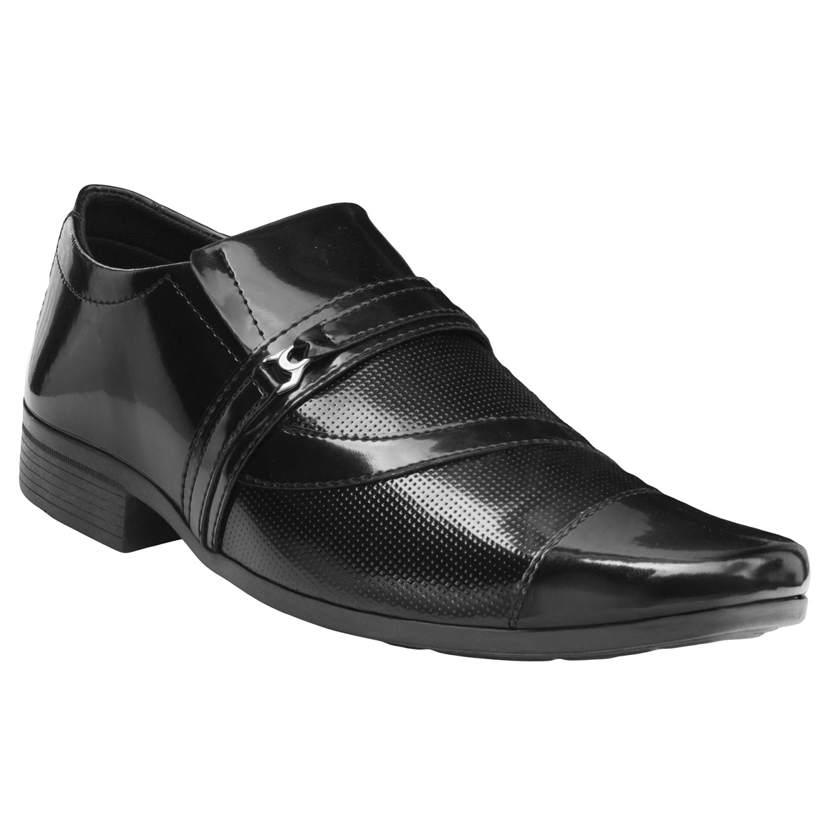 Sapato Social Sintético 1061 VERNIZ PRETO