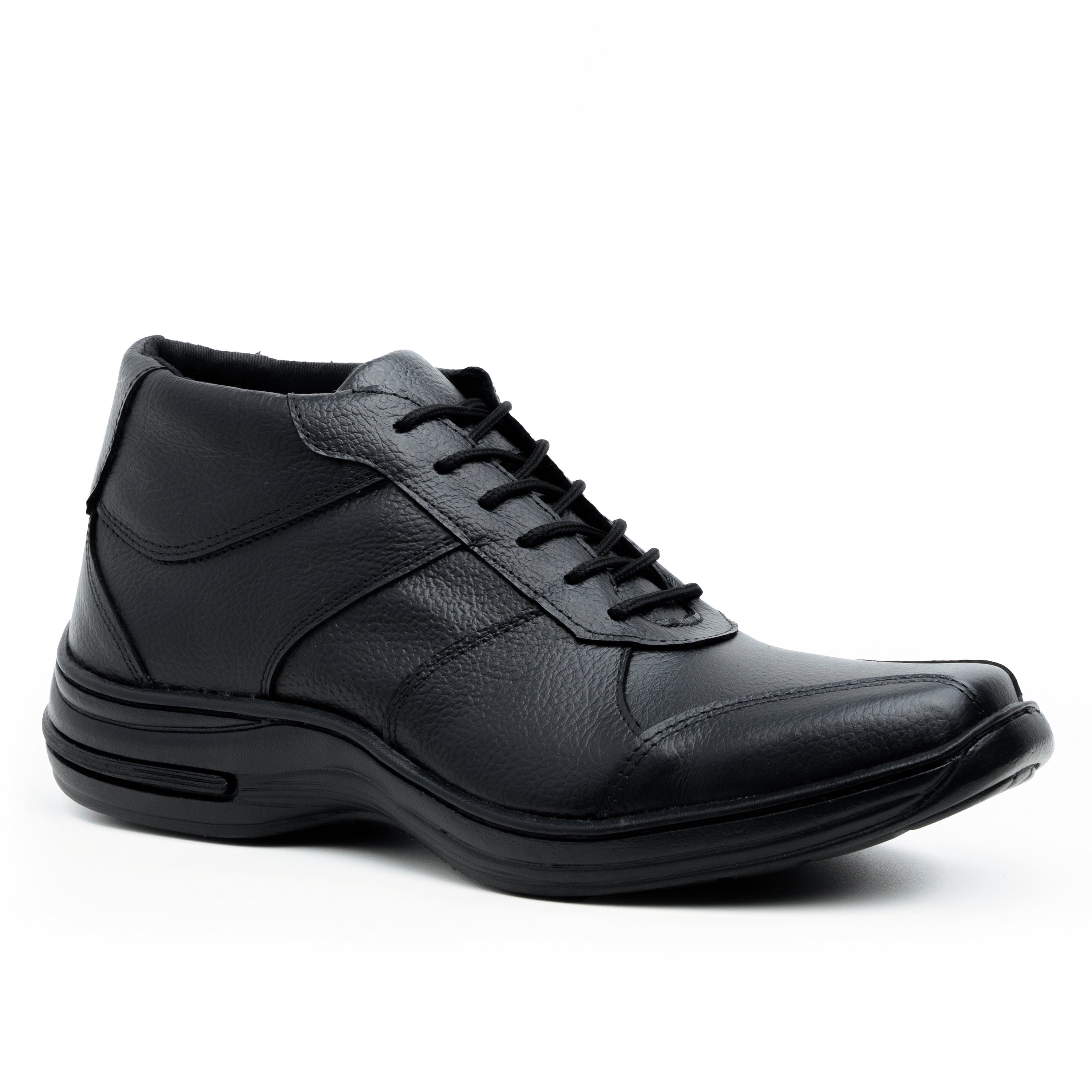 Sapato Social Couro Comfort 5062 - COURO PRETO