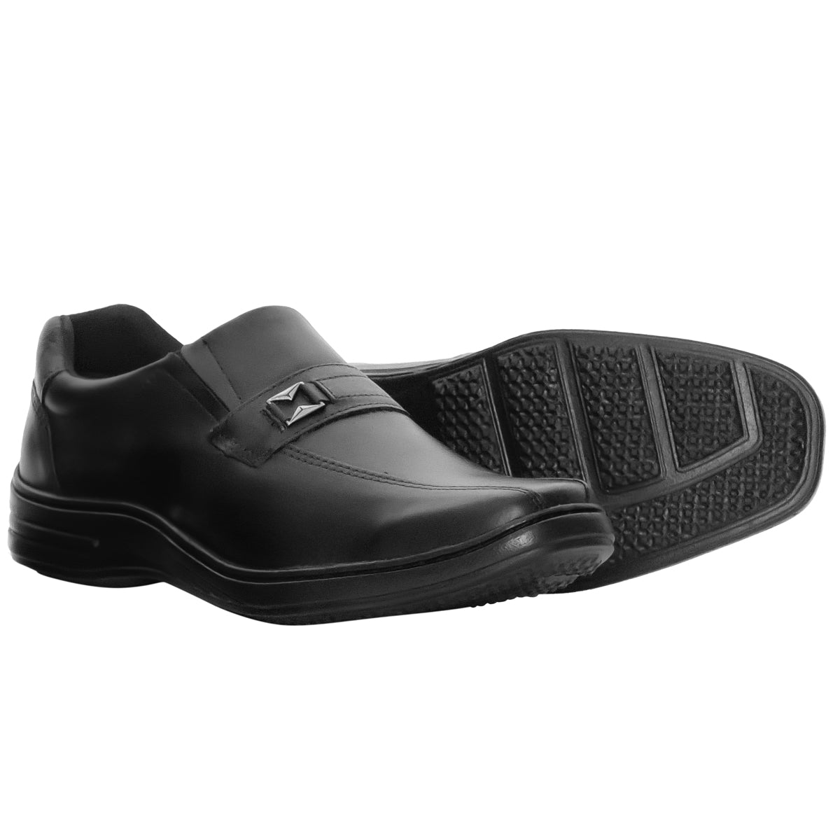 Sapato Social Couro Comfort 5040 COURO PRETO
