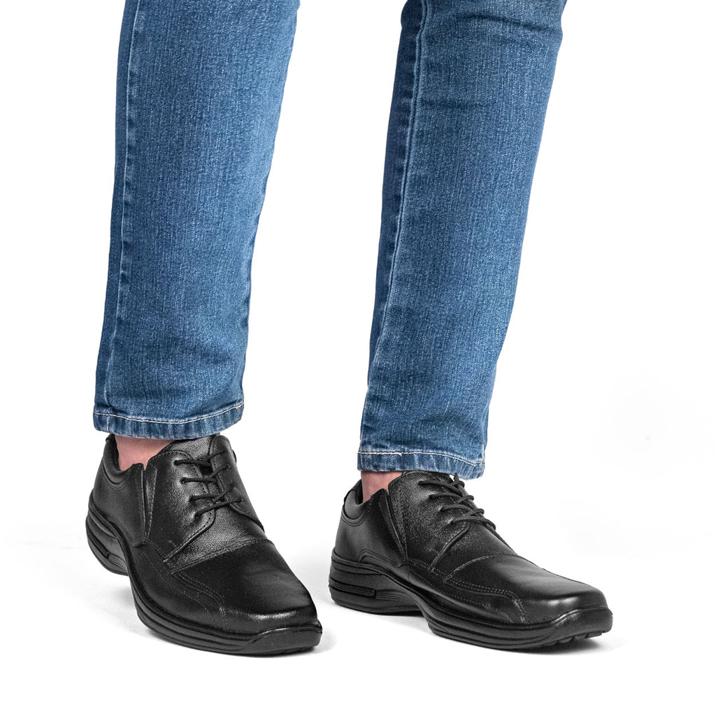 Sapato Social Couro Comfort 5070 COURO PRETO