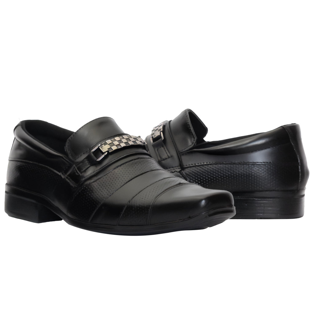 Sapato Social Couro Clássico 3041 COURO PRETO