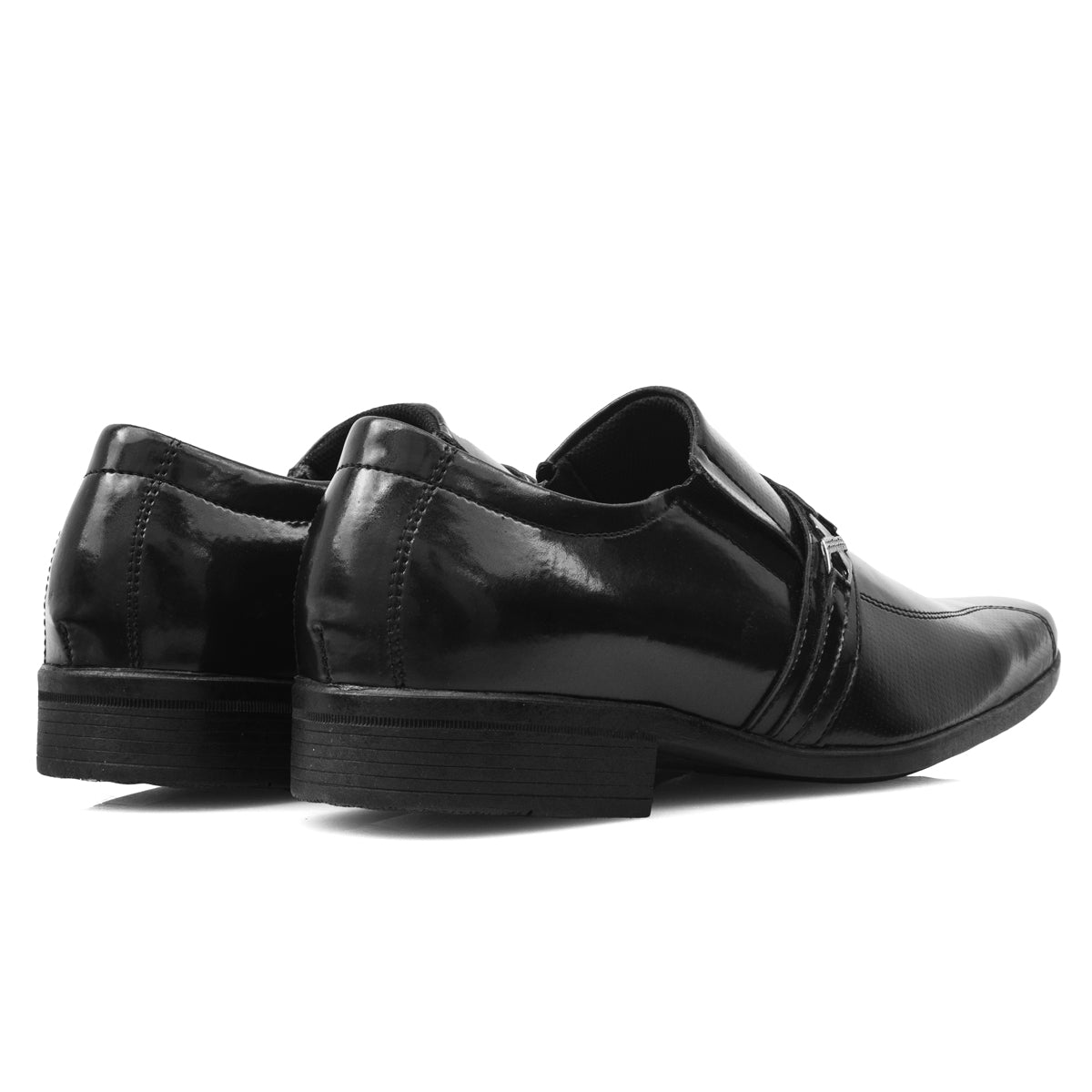 Sapato Social Sintético 1041 VERNIZ PRETO