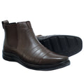 Botina Couro Comfort 7010 COURO CAFÉ