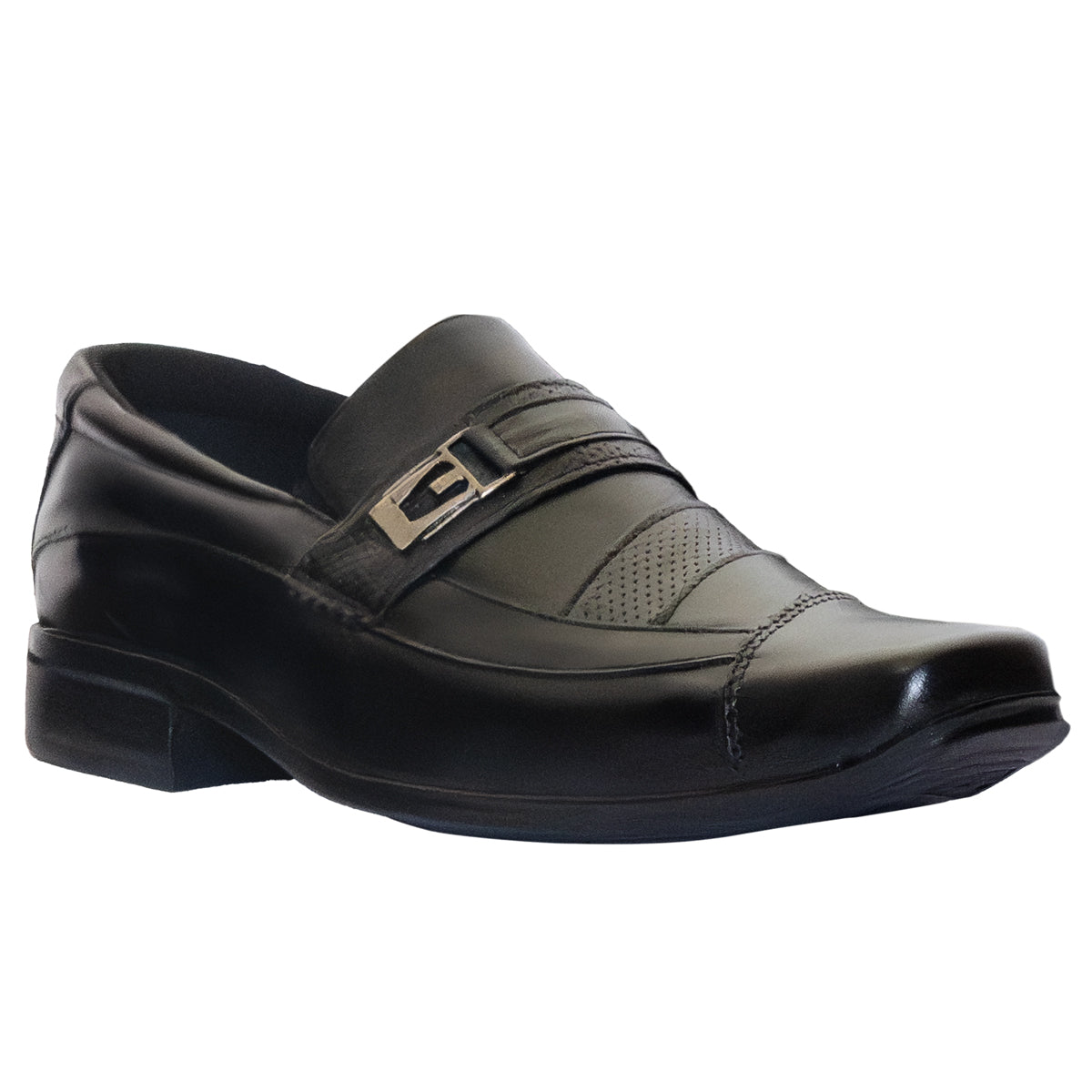 Sapato Social Couro Clássico 3051 COURO PRETO