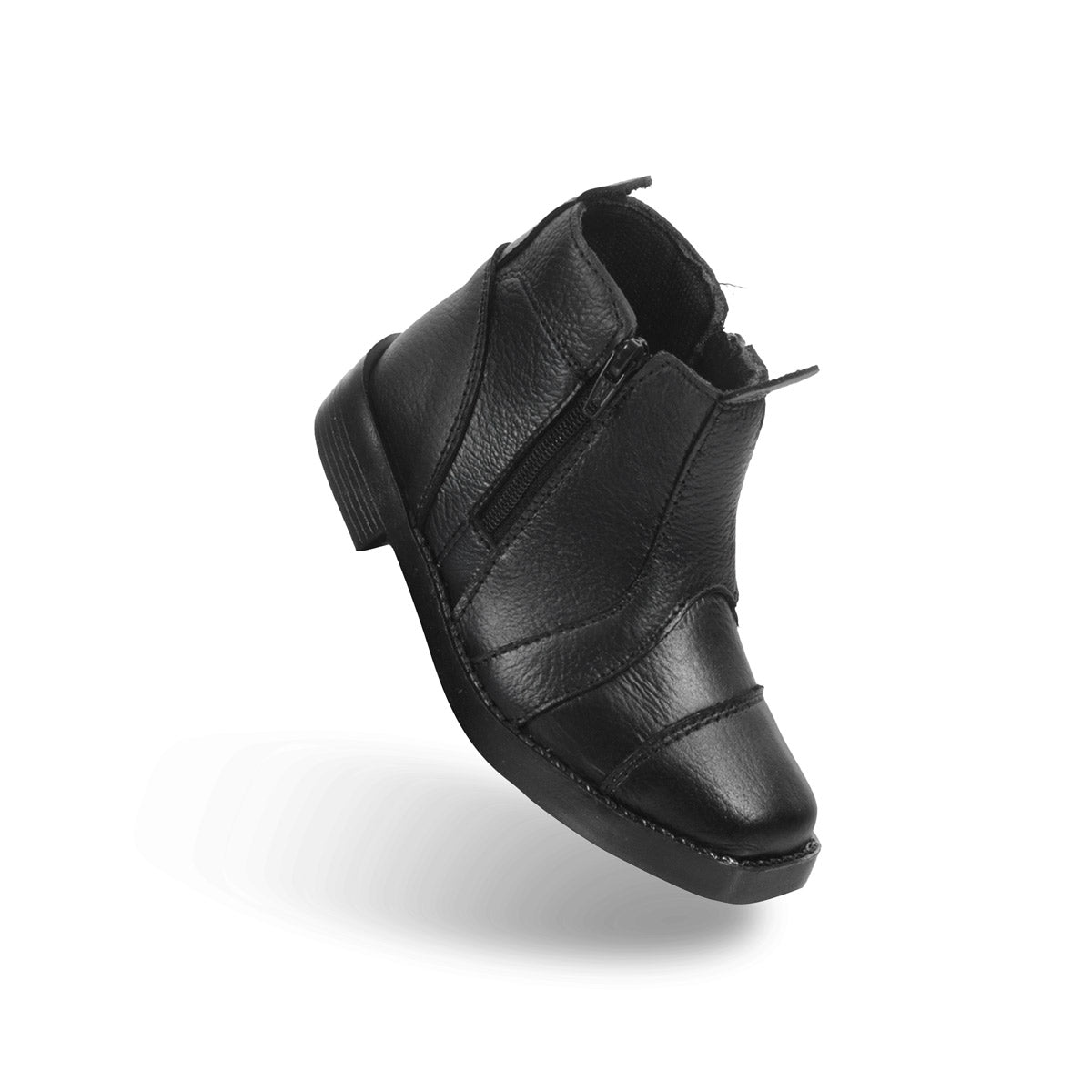 Botina Infantil 13030 COURO PRETO